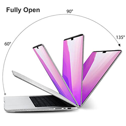 IBENZER Compatible with MacBook Pro 14 Inch Case 2026 2025 2024 2023 2022 M5 M4 M3 M2 M1 A3434 A3112 A3185 A3401 A2918 A2992 A2779 A2442 Mac Pro/Max,HardShellCase&KeyboardCover,StarCL, T14-S-CL+1 - color: Star Clear, size: For Macbook Pro 14" with Touch I