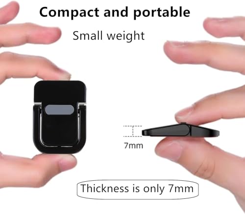2 Pcs Laptops Stand, Portable Computer Keyboards Stand, Black | Self-Adhesive, Invisible Laptops Feet, Foldable, For 10-15.6" Laptops