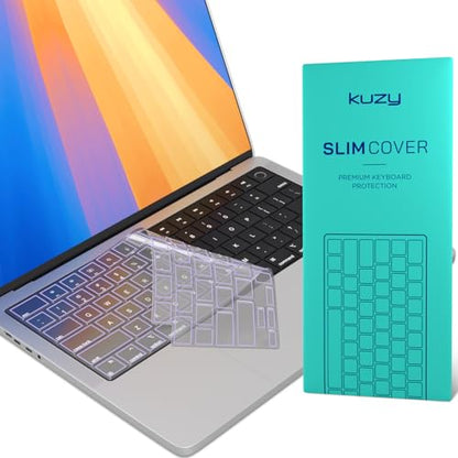 Purple Premium MacBook Pro 14"/16" Keyboard Cover 2026-2023 M5-M1 Pro/Max - MacBook Air 13"/15" Keyboard Cover - A3240 A3241 A3401 A3403 A3114 A3113 - US Layout TPU, Purple - color: Purle