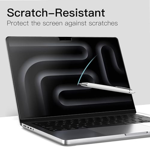 JETech Screen Protector for MacBook Pro 14-Inch (M1-M5, 2021-2026), Anti-Glare PET Matte Film, Anti-Fingerprint, 2-Pack - size: MacBook Pro 14 Inch (2021-2026)