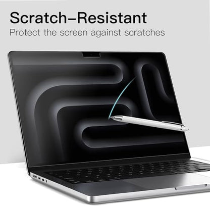 JETech Screen Protector for MacBook Pro 14-Inch (M1-M5, 2021-2026), Anti-Glare PET Matte Film, Anti-Fingerprint, 2-Pack - size: MacBook Pro 14 Inch (2021-2026)