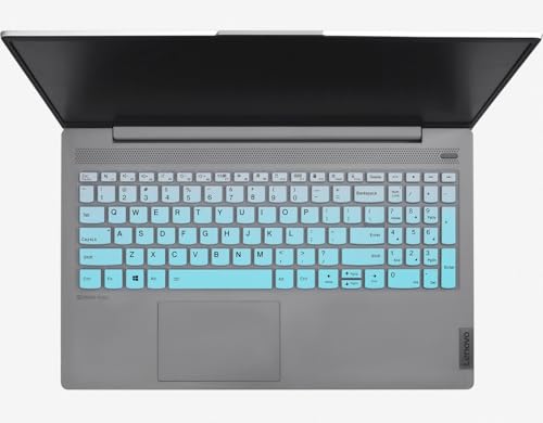 Keyboard Cover for Lenovo ideaPad 15.6", Yoga 7 7i 15.6/16, Lenovo ideaPad 3 3i 5 5i 15.6/ ideaPad Flex 5 5i 15.6" 16 ideaPad Slim 7 15.6, ThinkBook 15 G2 G3, ThinkBook 15p -Ombre Mint - color: Ombre Mint