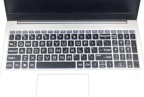 Keyboard Skin Compatible for 15.6" HP Laptop 15-fc 15-fd 15t-fd 15z-fc, HP Pavilion 15 15-eg/eh/er 15t-eg200/eg300 15z-eh300, HP Pavilion 17z 17z-cp000 17z-ca200 17-cn 17-cp (Big Letters Black) - color: Big Letters - Black