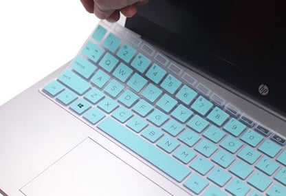 Keyboard Skin Compatible for 15.6" HP Laptop 15-fc 15-fd 15t-fd 15z-fc Series, HP Pavilion 15 15-eg/eh/er 15t-eg200/eg300 15z-eh300 Series, HP Pavilion 17z 17z-cp000 17z-ca200 17-cn 17-cp Series (Mint - color: Mint