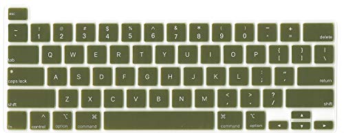 Se7enline for MacBook Pro 13 inch Case M2/M1 2026-2020 A2338,Avocado Green | Hard Shell Laptop Case Washable Keyboard Cover Skin Anti-Scratch Anti-Drop Heat Dissipation Full Port Access Slim Lightweight - color: Avocado Green