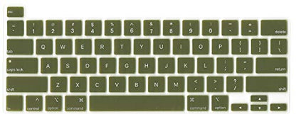 Se7enline for MacBook Pro 13 inch Case M2/M1 2026-2020 A2338,Avocado Green | Hard Shell Laptop Case Washable Keyboard Cover Skin Anti-Scratch Anti-Drop Heat Dissipation Full Port Access Slim Lightweight - color: Avocado Green