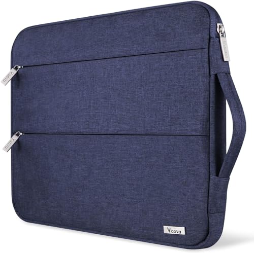 Voova 15-14 Inch Laptop Sleeve, Laptop Case, MacBook Case, Blue | Slim splash-proof 14-inch laptop sleeve compatible with MacBook Pro M1-M5 Max, HP, Lenovo, Acer and Asus for daily use - color: Blue, size: 14-15 Inch