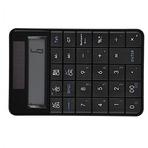 Keenso LCD Display Mini 2-in-1 29 Keys Wireless Numeric Keypad Calculator for Improved Work Efficiency