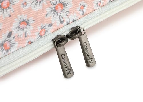 Pink Chrysanthemum Laptop Sleeve Case Bag with Pocket for MacBook Air 13 inch,iPad Pro 13 inch and 12.5 inch-13 inch Laptop - color: Pink Chrysanthemum, size: 12.5 inch-13.5 inch