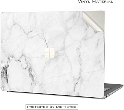 Digi-Tatoo Cover Skin Decal Sticker for 2023 Microsoft Surface Laptop Go 3/2/1 12.4", Easy Apply, Anti-Scratch, Residue Free Vinyl Skin [Fresh Marble] - color: Fresh Marble, size: Surface Laptop Go 3/2/1