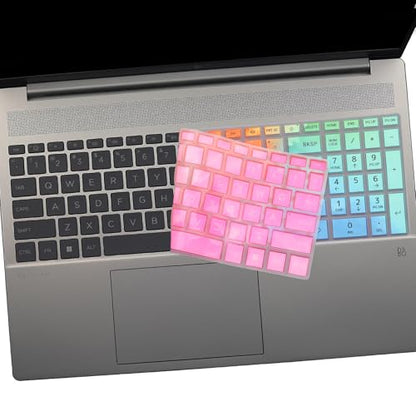 Keyboard Cover for HP 15.6" Laptop 15-fc 15-fd/HP OmniBook 5 AI 16" 16-ag 16-af 16-ba 16-bc 16z-ag100 16z-bc100 Series Laptop 16-af1037nr 16-bc1047nr-Colorful - color: Colorful