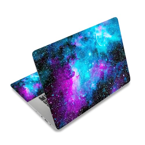 ToLuLu Laptop Skin Sticker Decal, 12" to 15.6" inch Laptop Vinyl Skin Sticker Cover Art Protector, Nebula Galaxy - color: Nebula Galaxy