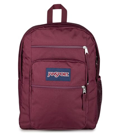 JanSport Laptop Backpack - Computer Bag with 2 Compartments, Ergonomic Shoulder Straps, 15” Laptop Sleeve, Haul Handle - Cherry Lacquer - color: Cherry Lacquer