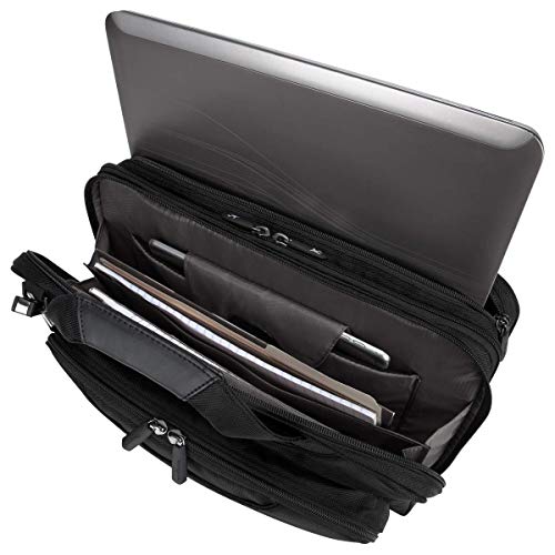 Targus Corporate Traveler Checkpoint-Friendly Traveler Laptop Case for 14-Inch Laptop, Black (CUCT02UA14S) - size: 14 inch, style: Bag