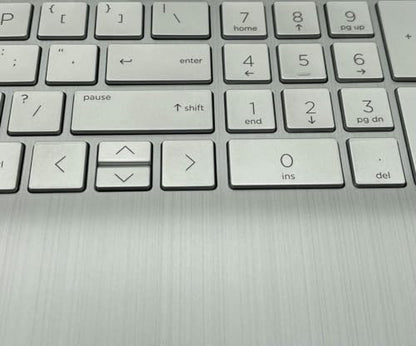 Replacement Upper Case Palmrest for HP 15T-DW 15-DW 15S-DR 15S-DU Series Laptop Backlight Keyboard Assembly Touchpad Top Cover L52022-001 AP2H8000510 Natural Silver - color: With Backlit Keyboard L52022-001