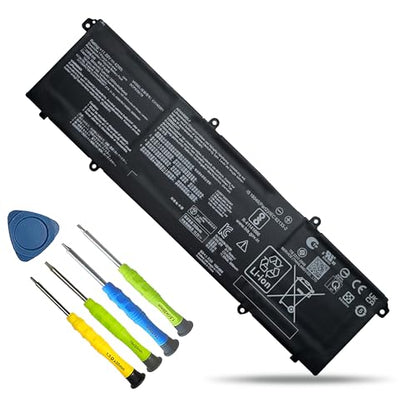 C31N2201 Laptop Battery Replacement for ASUS Vivobook 15 X1504VA X1504ZA F1504ZA Go 15 E1504FA E1504GA 14 OLED X1405VA 16 M1605YA 14X X1403VA 15X M3504YA 16X M3604YA Series 42Wh 3640mAh - size: 10.03*3.38*0.27inch C31N2201