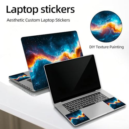 Universal Laptop Skin Sticker Decal, 12"-15.6" Aesthetic Vinyl Wrap, Cosmic Galaxy Waterproof Notebook Cover Art Protector for MacBook HP Dell Lenovo, Fits 13" 14" 15" 15.6" - color: Cosmic Galaxy
