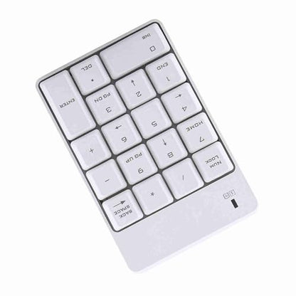 2.4GHz Cordless USB Numeric Keypad Numpad Number 18 Keys Keyboard with USB Receiver for Laptop Notebook Desktop PC Battery Not Included Plastic Remote Distance 10m