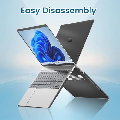 Slim Case for 13.5" Microsoft Surface Laptop 3/4/5 2022 2021 2019 Release with Metal Keyboard (Model: 1951/1868), PC Hard Shell Cover with Shockproof Protective Snap,Crystal Black - color: Crystal Black, size: 13.5 Inch