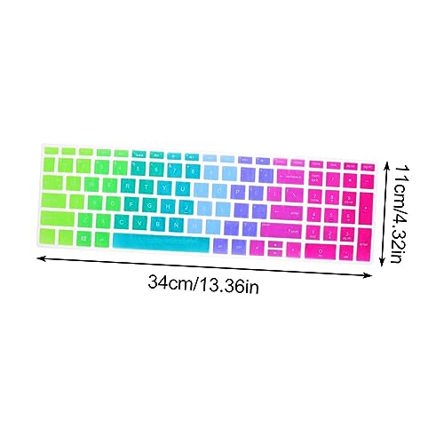 Keyboard Protective Film Skin Dust Cover Gradient Pattern Style