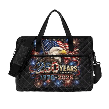 Laptop Sleeve, Laptop Cover with Adjustable Strap Computer Bag Tablet Notebook Sleeves Handbag Messenger Briefcase - color: Usa 250th Birthday