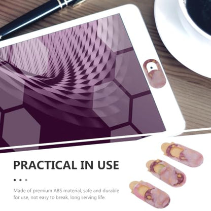 3pcs Ultra Thin Laptop Webcam Sliding Covers in Pink, Abs Material Camera Privacy Protection for Laptops and Phones