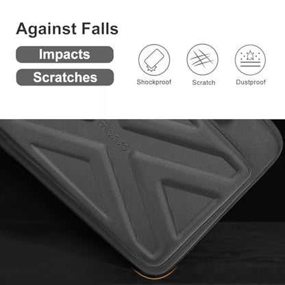 MOSISO Hard Laptop Case 15-15.6 inch, Shockproof Laptop Sleeve with Handle | Compatible with MacBook 16, HP Acer Dell Lenovo ASUS, Waterproof EVA Carrying Case Computer Bag with Pocket&Belt, Slate Gray - color: Slate Gray, size: 16 inch