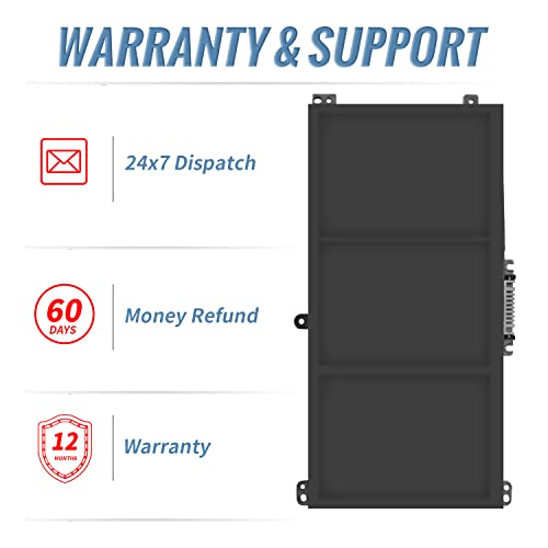 BK03XL 916811-855 Battery for HP Pavilion X360 14-ba0xx 14-ba1xx 14m-ba0xx 14m-ba1xx 14-ba253cl 14m-ba011dx 14m-ba013dx 14m-ba114dx 14m-ba015dx 14-ba125cl 14-ba153cl 14-ba051cl 14-ba175nr 916812-855 - size: 7.35 x 3.5 x 0.5 inches BK03XL BATTERY