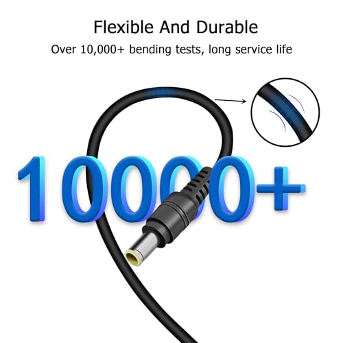 19V AC Power Cord for HP Monitor 20" 21.5" 23" 23.8" 25" 27", Replacement for 27f 24f 22cwa 24m 23er 23es 27eb 32f vh240a 24ea 27 25vx 27es ADPC1945 IPS LED HD Monitor Adapter
