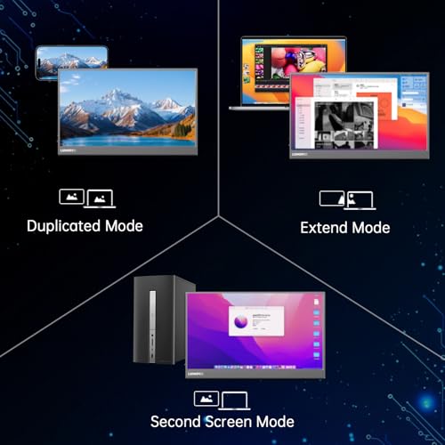 Portable Monitor 15.6 Inch 1080P FHD IPS Gaming Display Monitor with USB-C & HDMI, Ultra-Slim External Second Screen with Smart Cover & Speakers for Laptop，PC, Mac, Phone, PS5 - size: 15.6"Cover