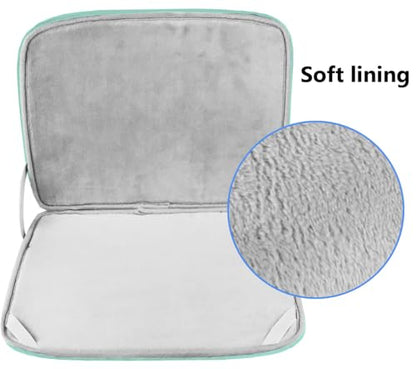 Laptop Case 14 inch, Durable Shockproof Protective Computer Cover Flip Case Briefcase Carrying Bag Compatible with 14" HP, Lenovo, Asus, Acer, Notebook, Chromebook Computer, Light Blue - color: Light Blue, size: 14 Inch