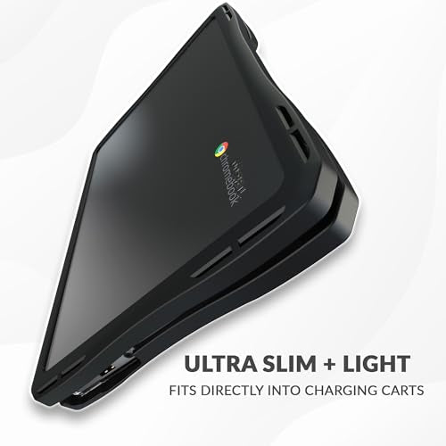 UZBL Air Hard Shell Case for Lenovo Chromebook 100e Gen 4 (Intel) / 100w Gen 5, Student-Proof K-12 Protective Clear Cover (1-Pack) - size: 1 Pack (INTEL)