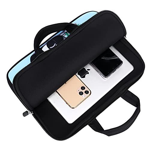 14 15 15.4 15.6 inch Laptop Handle Bag Computer Protect Case Pouch Holder Notebook Sleeve Neoprene Cover Soft Carrying Travel Case For Dell Lenovo Toshiba HP Chromebook ASUS Acer (Panda & Bamboo) - color: Panda & Bamboo