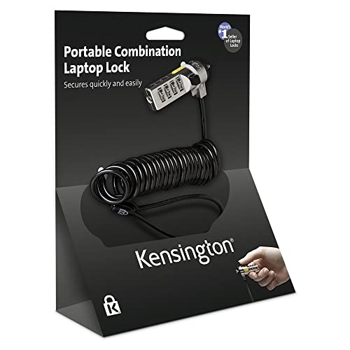 Kensington Portable Combination Cable Lock for Laptops and Other Devices - Red (K64671AM) - color: Red