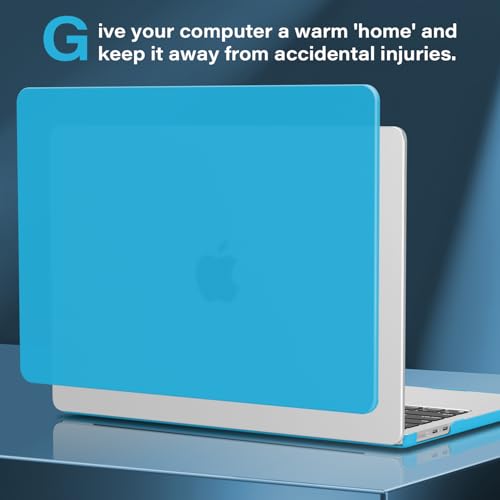 CISSOOK Case Compatible with MacBook Pro 14 inch 2021-2026, Hard Shell Case Keyboard Cover for MacBook Pro 14 M1 M2 M3 M4 M5, Matte Sky Blue - color: Matte Sky Blue