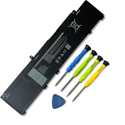 68Wh MV07R Laptop Battery Replacement for Dell G3 15 3500 3590 3700 3790 G5 15 5500 5505 SE Series JJRRD 0JJRRD 266J9 72WGV 072WGV W5W19 0W5W19 PN1VN M4GWP 15.2V 4250mAh - size: 10.43*3.46*0.30 inch MV07R