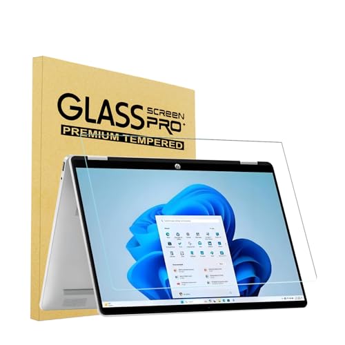 14 Inch Tempered Glass Screen Protector for HP OmniBook 5 Flip 14 14-fp0057nr& 5 Next Gen AI 14 14-he0017nr/he0027nr,OmniBook 7 AI 14 14-fr0017nr, X Flip 14 AI 14-fm0047nr,Next Gen AI 14 14-fk0047nr - color: Tempered Glass