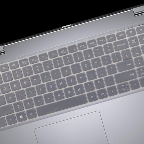 Keyboard Cover for Dell Latitude 3540 3550 5520 55215530 5531 5540 5550 & Precision 3590 3591 3580 3581 3560 3570 3561 3571 Laptop, Dell Latitude 15.6 inch 2025 2024 2023 2022 Keyboard Skin-Clear - color: Clear