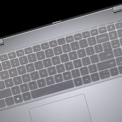 Keyboard Cover for Dell Latitude 3540 3550 5520 55215530 5531 5540 5550 & Precision 3590 3591 3580 3581 3560 3570 3561 3571 Laptop, Dell Latitude 15.6 inch 2025 2024 2023 2022 Keyboard Skin-Clear - color: Clear