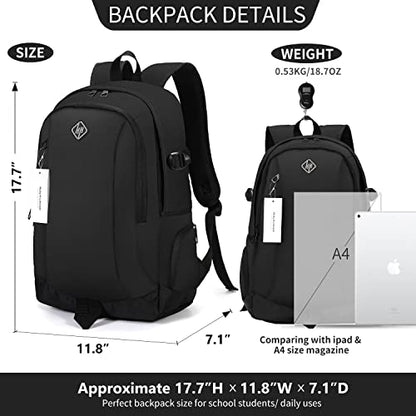 rickyh style School Backpack, Travel Bag for Men & Women, Lightweight College Back Pack with Laptop Compartment - color: 09tylan