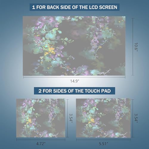 11.6 13 13.3 14 15 15.6 inches Netbook Laptop Skin Sticker Decal Reusable Protector Cover Case for Laptop Notebook chromebook Cool W-NEK-45 - color: W-NEK-45
