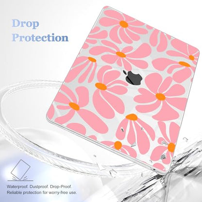 May Chen Compatible with MacBook Air 13 inch Case 2022 2021, 2020-2018 Release Model: M1 A2337 A2179 A1932, Plastic Hard Shell Case Cover for Mabook Air 13 inch with Retina Dispaly, Groovy Flower - color: Groovy Flower