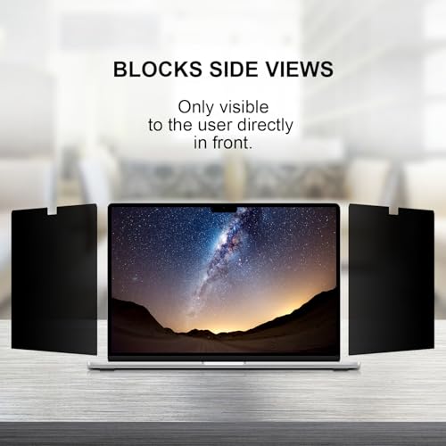 Privacy Screen for MacBook Pro 14 Inch (2021-2026, M1, M2, M3, M4, M5, Pro, Max), Removable Matte Anti Glare Blue Light Protector Private Security Filter
