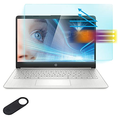 14" Anti Blue Light Screen Protector for HP Laptop 14/HP Pavilion 14/HP Chromebook 14/HP Steam 14/HP ProBook/EliteBook 14/HP 14-dy 14-dq 14-dk 14-cf 14m-dw/dy 14-ek 14-fq 14b-na 14b-nb c640 c645 - size: 14 Inch