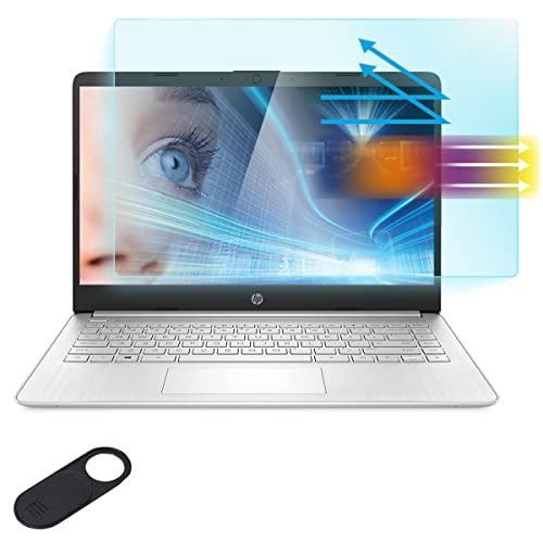 14" Anti Blue Light Screen Protector for HP Laptop 14/HP Pavilion 14/HP Chromebook 14/HP Steam 14/HP ProBook/EliteBook 14/HP 14-dy 14-dq 14-dk 14-cf 14m-dw/dy 14-ek 14-fq 14b-na 14b-nb c640 c645 - size: 14 Inch