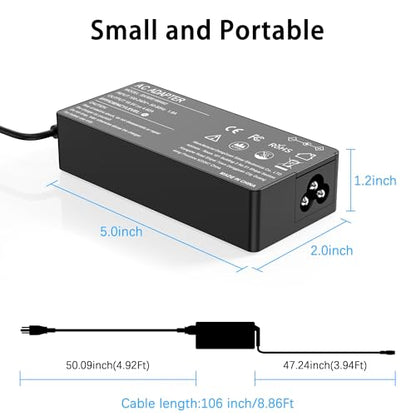 90W Universal Laptop Charger Compatible with Dell HP Lenovo Acer ASUS Fujitsu to Shiba Notebook Ultrabook Universal Power Supply with 16 Tips
