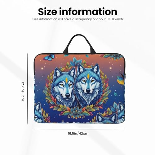 Laptop Case 14 Inch, Soft Shockproof Laptop Sleeve with Handle, Protective Bag - color: Pattern (663)