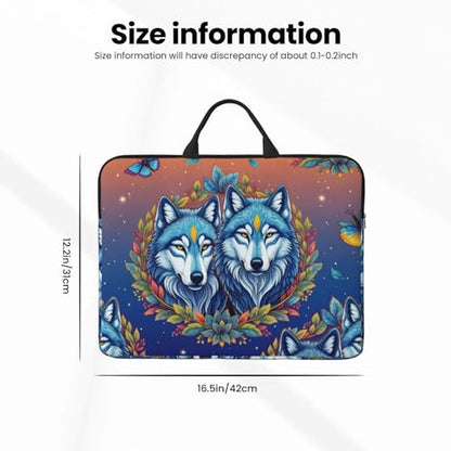 Laptop Case 14 Inch, Soft Shockproof Laptop Sleeve with Handle, Protective Bag - color: Pattern (663)