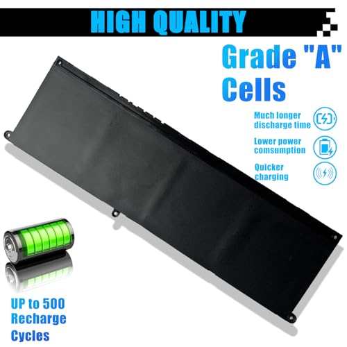 V6W33 Laptop Battery Replacement for Dell Inspiron 3520 3525 3530 5330 5415 5420 5425 5430 5435 Latitude 3320 3420 3430 Vostro 3510 3515 3520 5310 5410 5415 Series Laptop TN70C 15V 54Wh - size: 10.24*3.23*0.28 inch V6W33