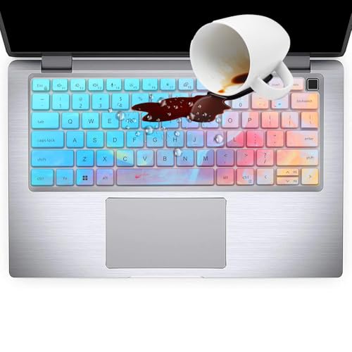 Keyboard Cover Skin for Dell Latitude 14" 7450 7440 7430 7420 7410, Dell Latitude 3450 3440 5450 5440 5431 5430 5420 9420 9430, Latitude 15.6" 16" 7520 9510 9520 7650 7640, US -Stylish Colorful